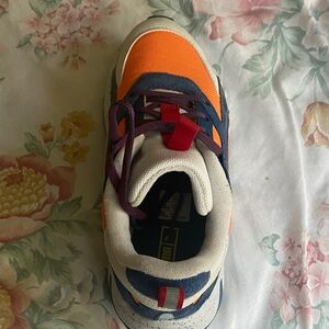 Puma Kids Orange and Blue Sneakers